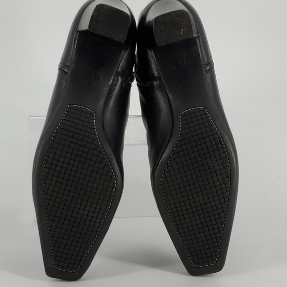 Cole Haan Black Leather Calf Boots Size 10 - Picture 6 of 13